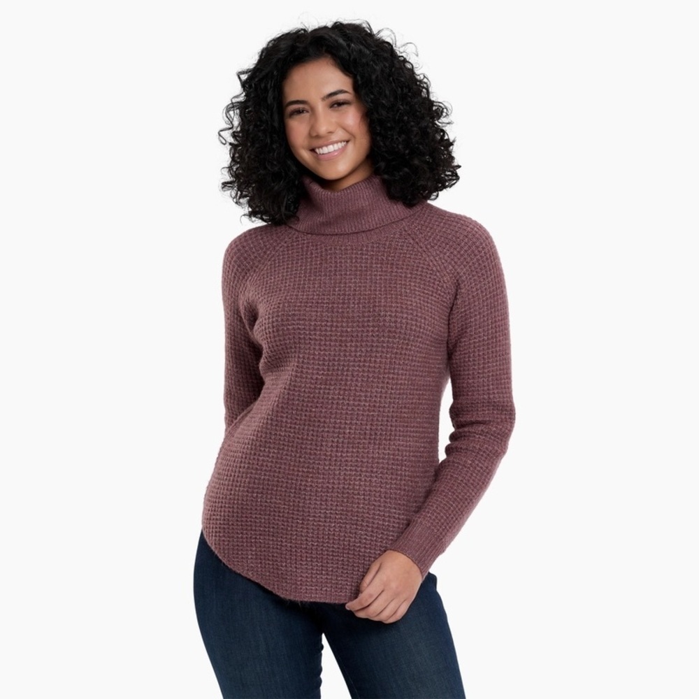 Kuhl Sienna Cowl Neck Sweater Mauve M - Picture 9 of 10